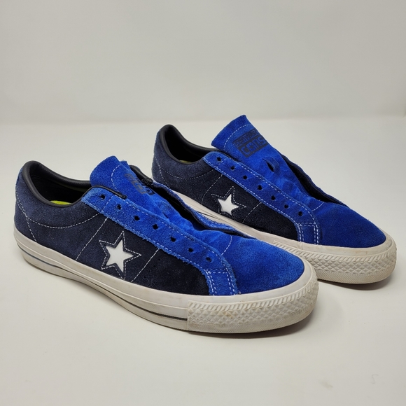 Converse Cons Blue Star Skateboarding shoes M8 W10